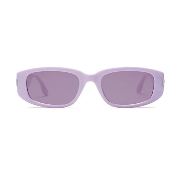 Purple Classics Rectangle Sunglasses Womens Mens Retro Vintage Narrow Frame Accessories | New Purple Classics Rectangle Sunglasses  main image 2